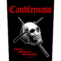 Candlemass nášivka na záda 30x27x36 cm, Epicus Doomicus Metallicus