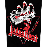 Judas Priest nášivka na záda 30x27x36 cm, British Steel Vintage