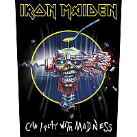 Iron Maiden nášivka na záda 30x27x36 cm, Can I Play With Madness, unisex