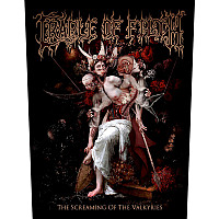 Cradle Of Filth nášivka na záda CO+PES 30x27x36 cm, Screaming Of The Valkyries