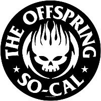 The Offspring nášivka na záda CO+PES průměr 29 cm, So Black