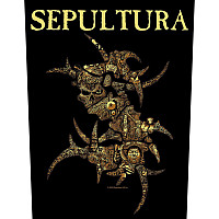 Sepultura nášivka na záda CO+PES 30x27x36 cm, Discography Black
