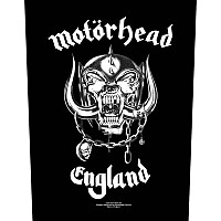 Motorhead nášivka na záda 30x27x36 cm, England Black