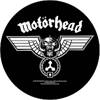 Motorhead nášivka na záda CO+PES průměr 29 cm, Hammered Black