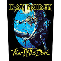 Iron Maiden nášivka na záda 30x27x36 cm, Fear of the Dark, unisex