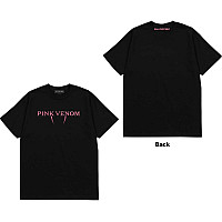 BlackPink tričko, Pink Venom Logo BP Black, pánské