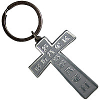 Black Sabbath kovová klíčenka 55mm, Cross Zinc