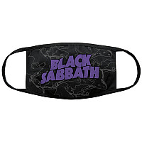 Black Sabbath bavlněná rouška na ústa, Distressed Logo Black