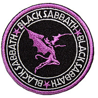 Black Sabbath tkaná nažehlovačka PES 105 x 105 mm, Daemon Circle