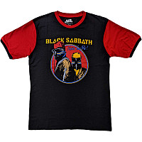 Black Sabbath tričko, Never Say Die Ringer Black & Orange, pánské