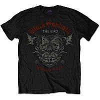 Black Sabbath tričko, The End Mushroom Cloud World Tour Black, pánské