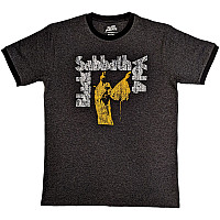 Black Sabbath tričko, Vol 4 Ringer Charcoal Grey, pánské