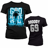 Californication tričko, God Hates Us All Moody 69 Girly, dámské