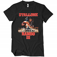 Rambo tričko, Rambo III Poster Black, pánské