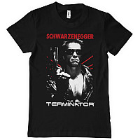 Terminator tričko, Schwarzenegger Poster Black, pánské