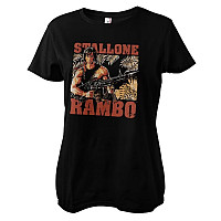 Rambo tričko, Rambo Djungle Girly Black, dámské