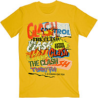 The Clash tričko, Singles Collage Text, pánské