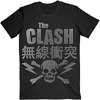 The Clash tričko, Skull & Crossbones Black, pánské