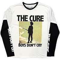 The Cure tričko dlouhý rukáv, Boys Don't Cry Box Black & White, pánské