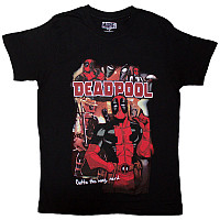 Deadpool tričko, Deadpool Outta The Way Nerd Black, pánské