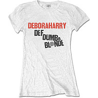 Debbie Harry tričko, Def, Dumb & Blonde White Girly, dámské