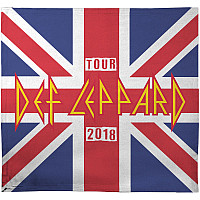 Def Leppard deka, 2018 Tour Union Jack 125cm x 150cm