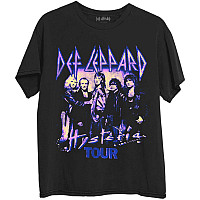 Def Leppard tričko, Hysteria Tour Black, pánské