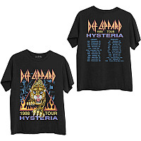 Def Leppard tričko, Hysteria '88 BP Black, pánské