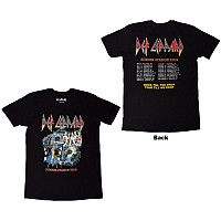 Def Leppard tričko, Summer Stadium Tour BP Black, pánské
