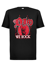 DIO tričko, We Rock Black, pánské