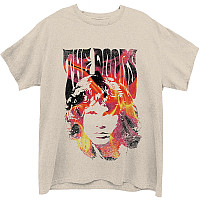 The Doors tričko, Jim Face Fire Natural, pánské