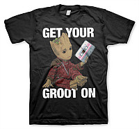 Strážci Galaxie tričko, Get Your Groot On Black, pánské