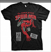 Spiderman tričko, Comic Book Black, pánské