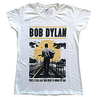 Bob Dylan tričko, Slow Train Girly White, dámské