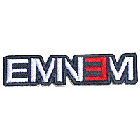 Eminem tkaná nažehlovačka PES 80x20 mm, Cut-Out Logo