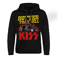 KISS mikina, Hotter Than Hell Epic Hoodie Black, pánská