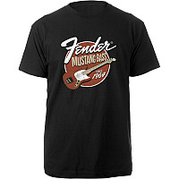 Fender tričko, Mustang Bass Black, pánské