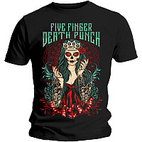 Five Finger Death Punch tričko, Lady Muerta, pánské