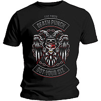 Five Finger Death Punch tričko, Biker Badge, pánské
