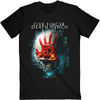 Five Finger Death Punch tričko, Interface Skull Black, pánské