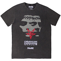 Falling In Reverse tričko, Blur Stone Wash Charcoal Grey, pánské