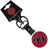 Foo Fighters kovová klíčenka 40 mm, FF Logo Zinc