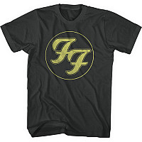 Foo Fighters tričko, Gold FF Logo, pánské
