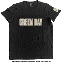 Green Day tričko, Logo & Grenade App, pánské