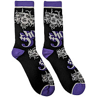Ghost ponožky, Copia Black, unisex - velikost 4 až 7 (36 až 40 EU)