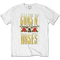 Guns N Roses tričko, Big Guns White, pánské