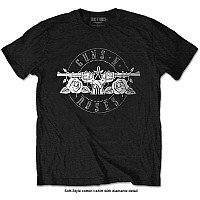Guns N Roses tričko, Circle Logo Diamante, pánské