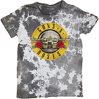 Guns N Roses tričko, Classic Logo Dip-Dye White, pánské