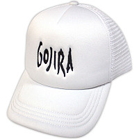 Gojira kšiltovka, Logo Mesh White, unisex