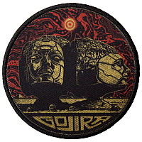 Gojira tkaná nášivka/nažehlovačka PES 95 mm, Scuplted Heads